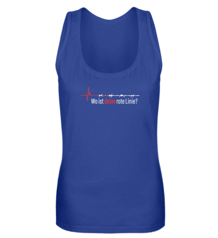 SPASSKULTUR TANK TOP MÄDELS • WO IST DEINE ROTE LINIE-HARLEKINSHOP