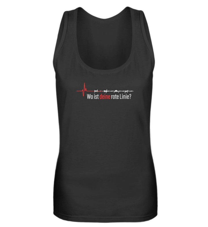 SPASSKULTUR TANK TOP MÄDELS • WO IST DEINE ROTE LINIE-HARLEKINSHOP