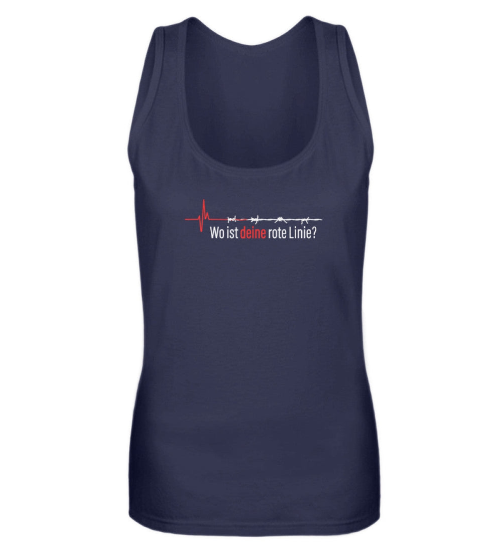 SPASSKULTUR TANK TOP MÄDELS • WO IST DEINE ROTE LINIE-HARLEKINSHOP