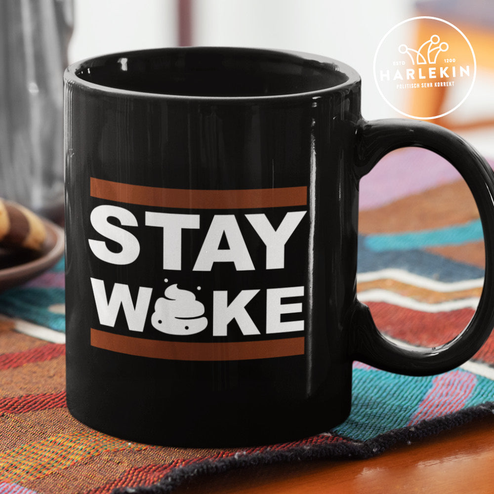 SPASSKULTUR TASSE • STAY WOKE-HARLEKINSHOP