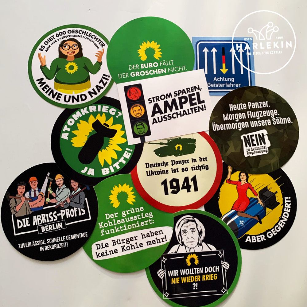 STICKER PACKAGE • GRÜNE NEUE WELT (11 STK.)