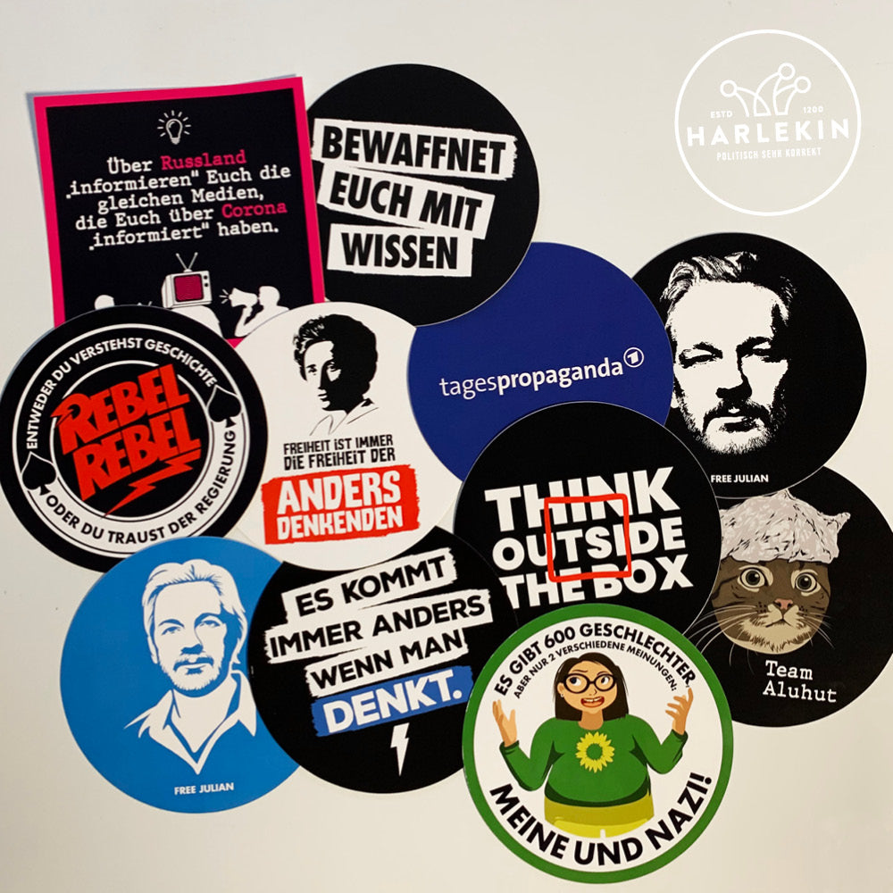 STICKER PACKAGE • MEINUNGSFREIHEIT (11 STK.)