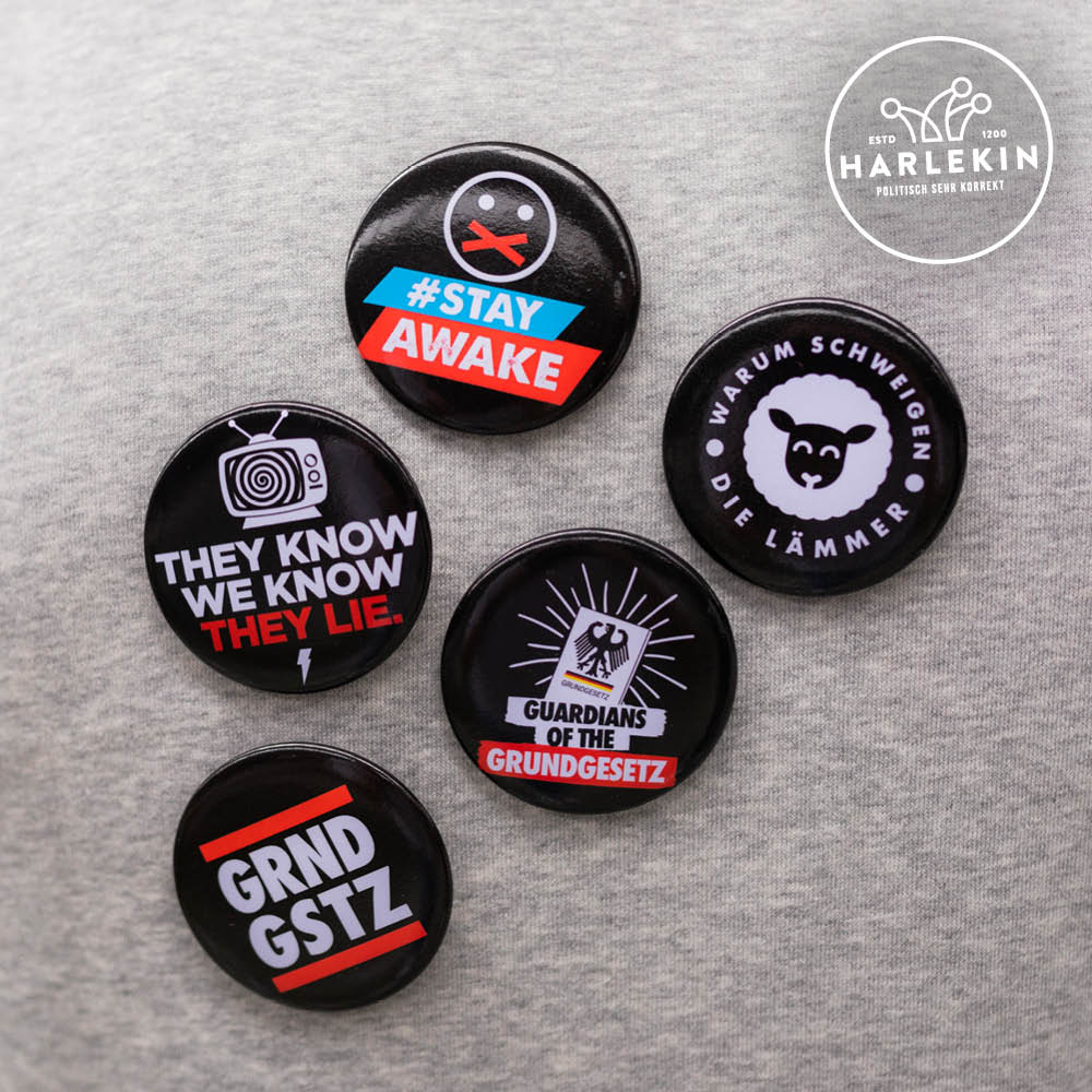 SUBVERSIVES BUTTON PACKAGE (5 STK.)-HARLEKINSHOP