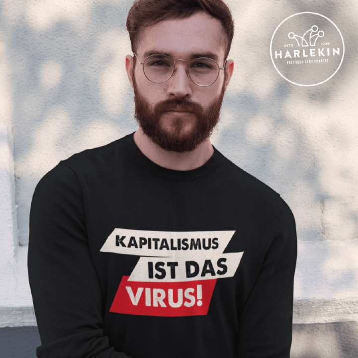 SWEATER BUBEN • DAS ECHTE VIRUS / KAPITALISMUS-HARLEKINSHOP