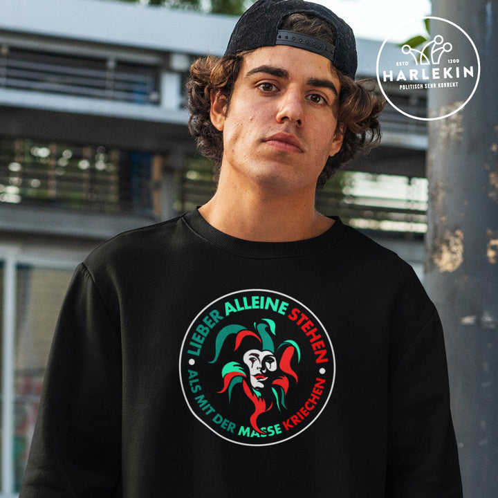 SWEATER BUBEN • HARLEKIN: LIEBER ALLEINE STEHEN-HARLEKINSHOP