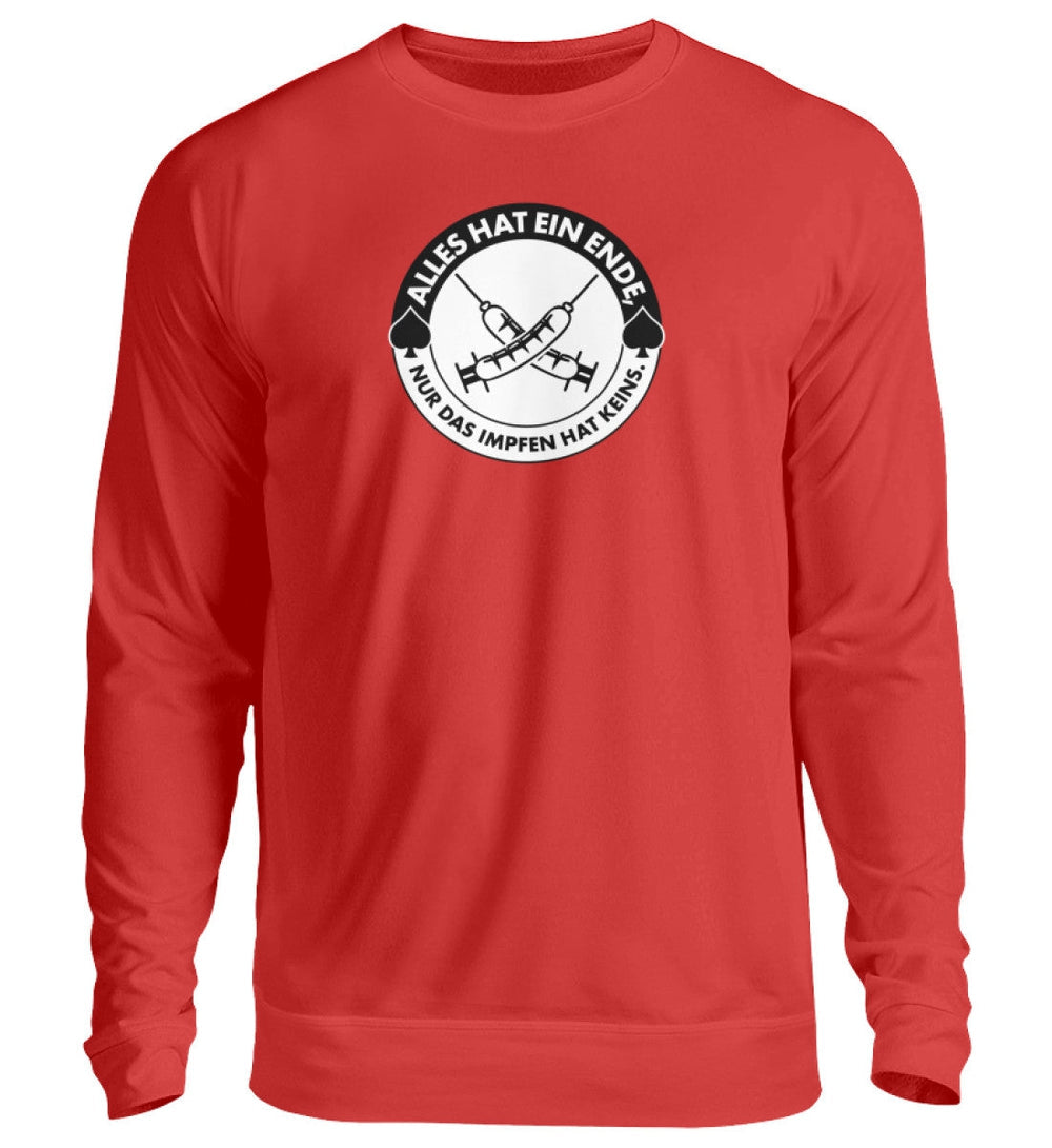 SWEATER MÄDELS • ALLES HAT EIN ENDE, NUR DAS IMPFEN HAT KEINS.-HARLEKINSHOP