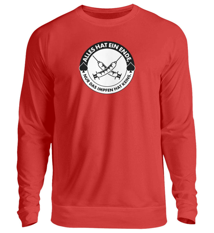 SWEATER MÄDELS • ALLES HAT EIN ENDE, NUR DAS IMPFEN HAT KEINS.-HARLEKINSHOP