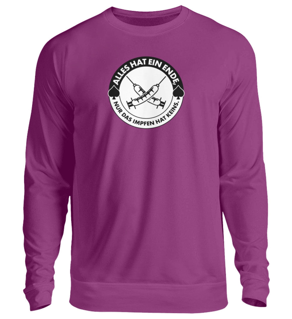 SWEATER MÄDELS • ALLES HAT EIN ENDE, NUR DAS IMPFEN HAT KEINS.-HARLEKINSHOP