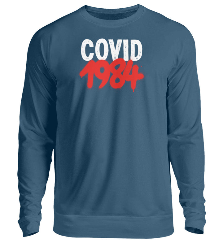 SWEATER MÄDELS • COVID 1984 - DUNKEL - Unisex Pullover-HARLEKINSHOP