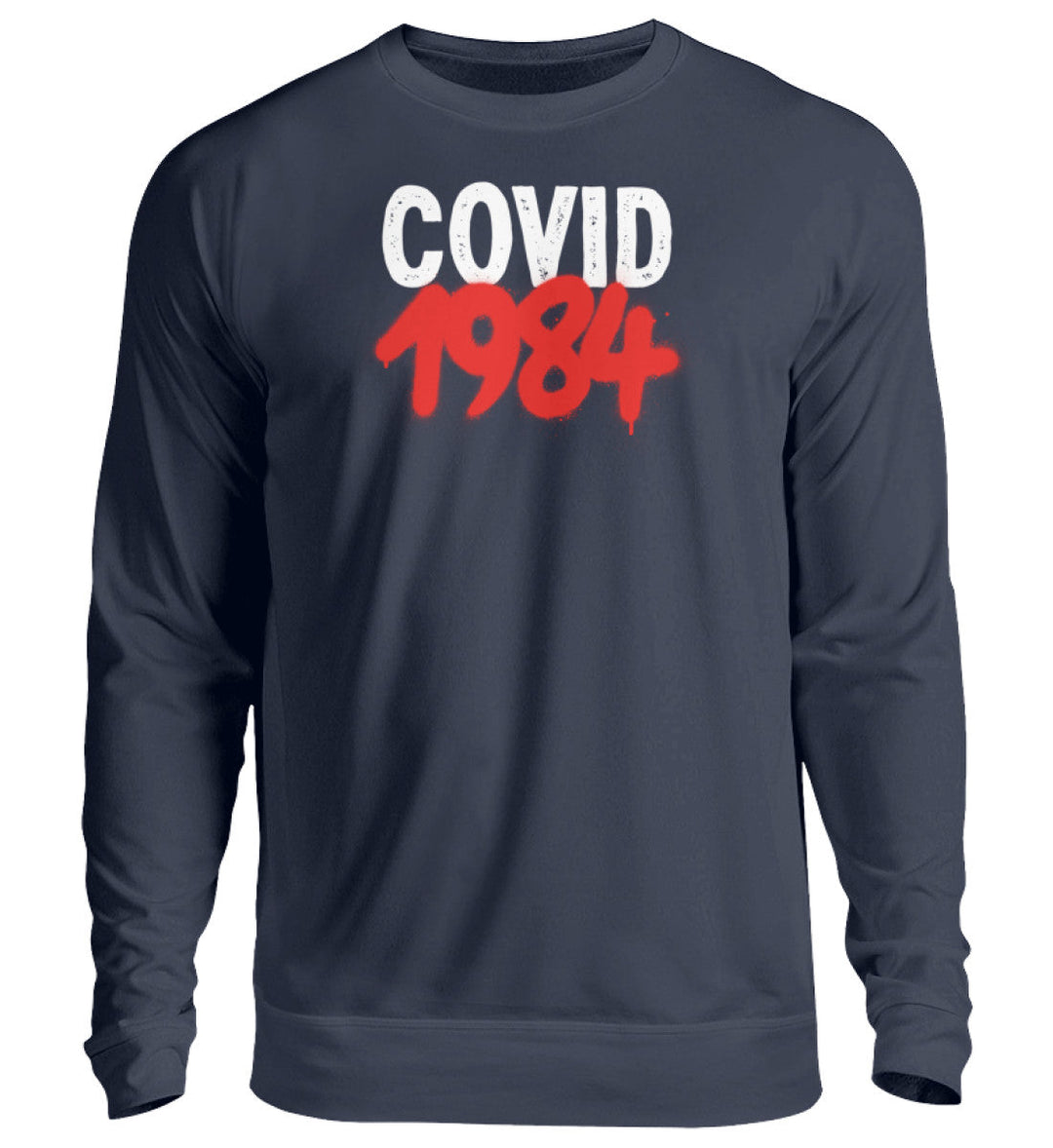 SWEATER MÄDELS • COVID 1984 - DUNKEL - Unisex Pullover-HARLEKINSHOP