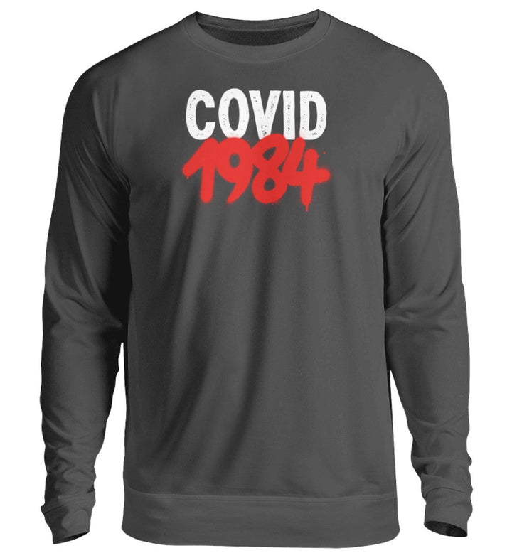 SWEATER MÄDELS • COVID 1984 - DUNKEL - Unisex Pullover-HARLEKINSHOP