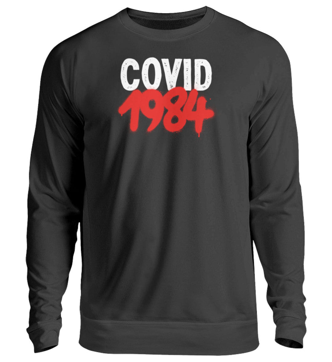 SWEATER MÄDELS • COVID 1984 - DUNKEL - Unisex Pullover-HARLEKINSHOP