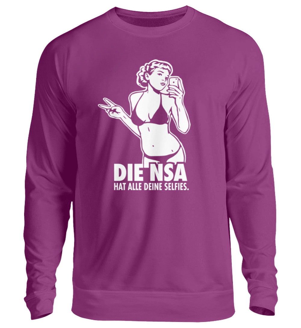 SWEATER MÄDELS • DIE NSA HAT ALLE DEINE SELFIES-HARLEKINSHOP