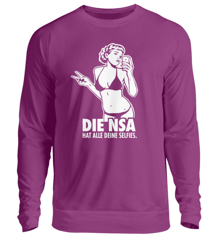 SWEATER MÄDELS • DIE NSA HAT ALLE DEINE SELFIES-HARLEKINSHOP