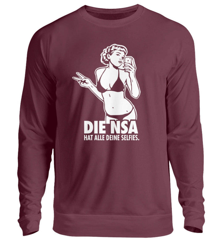 SWEATER MÄDELS • DIE NSA HAT ALLE DEINE SELFIES-HARLEKINSHOP