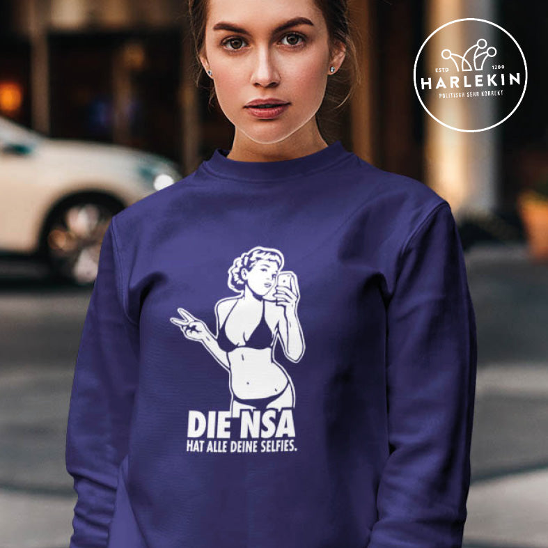 SWEATER MÄDELS • DIE NSA HAT ALLE DEINE SELFIES-HARLEKINSHOP