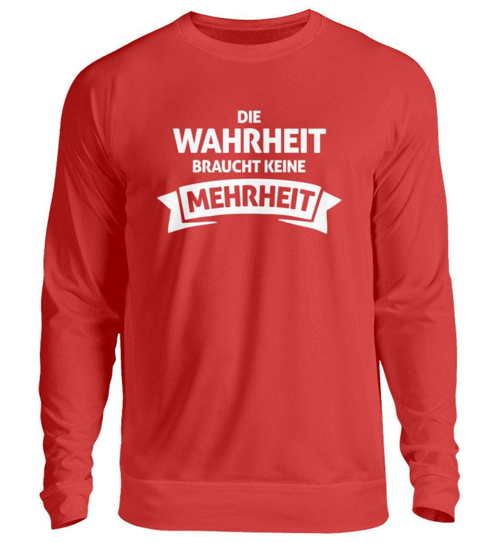 SWEATER MÄDELS • DIE WAHRHEIT BRAUCHT KEINE MEHRHEIT-HARLEKINSHOP