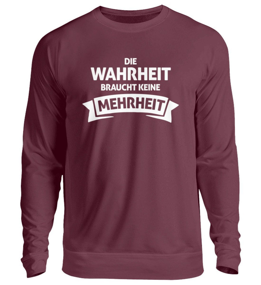 SWEATER MÄDELS • DIE WAHRHEIT BRAUCHT KEINE MEHRHEIT-HARLEKINSHOP