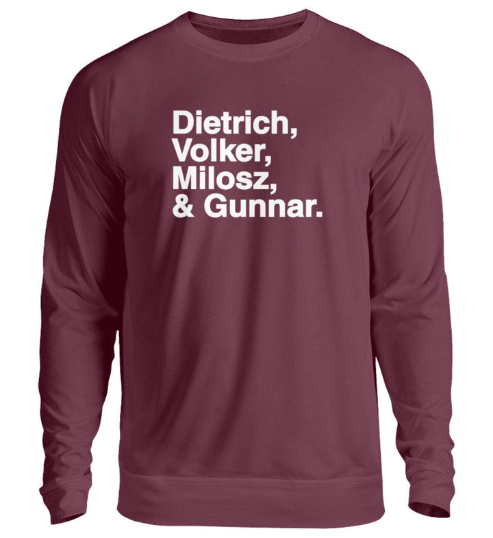 SWEATER MÄDELS • DIETRICH, VOLKER, MILOSZ & GUNNAR.-HARLEKINSHOP