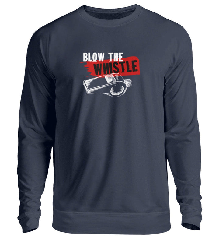SWEATER MÄDELS • FREE ASSANGE / BLOW THE WHISTLE - DUNKEL-HARLEKINSHOP