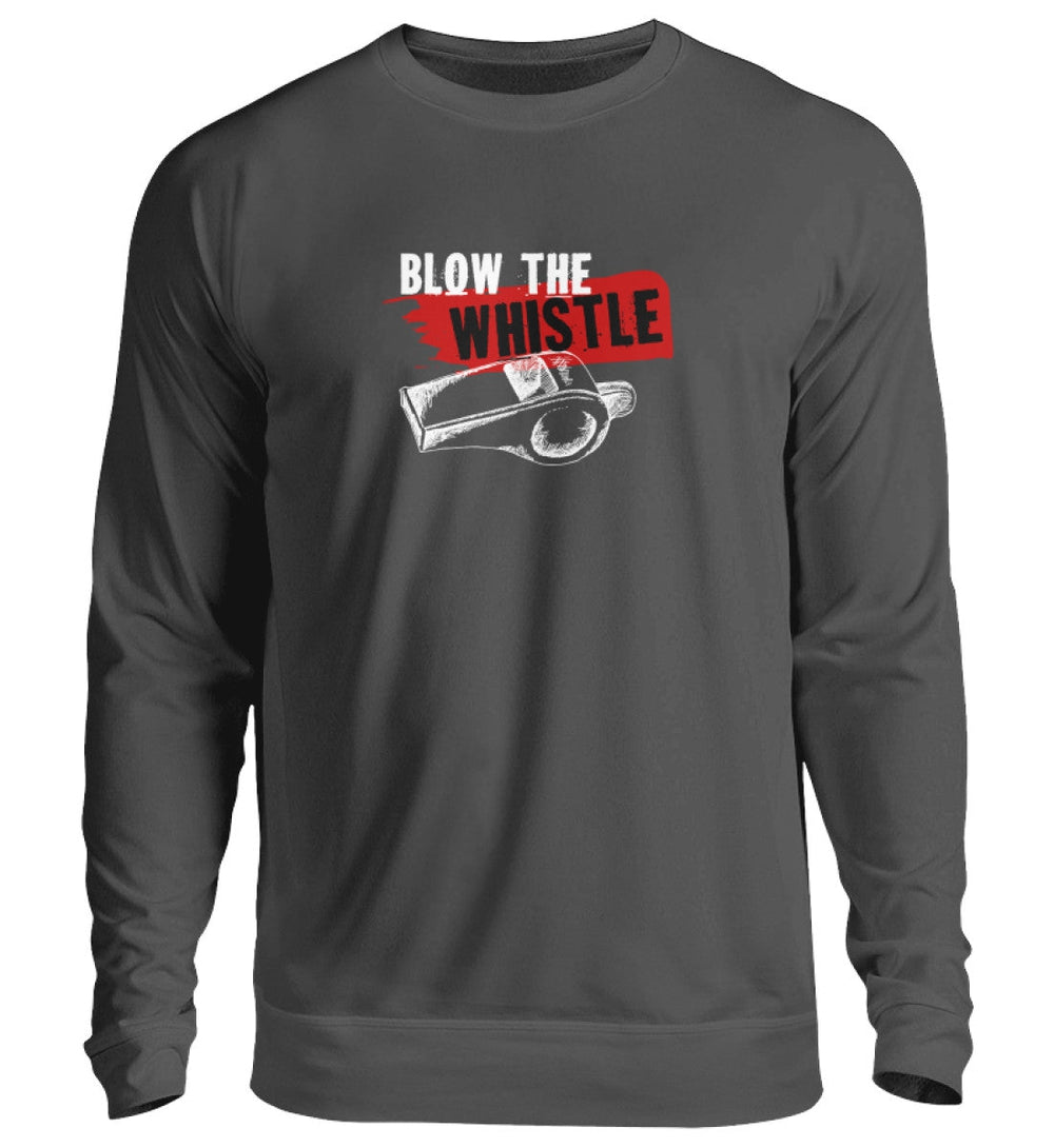 SWEATER MÄDELS • FREE ASSANGE / BLOW THE WHISTLE - DUNKEL-HARLEKINSHOP