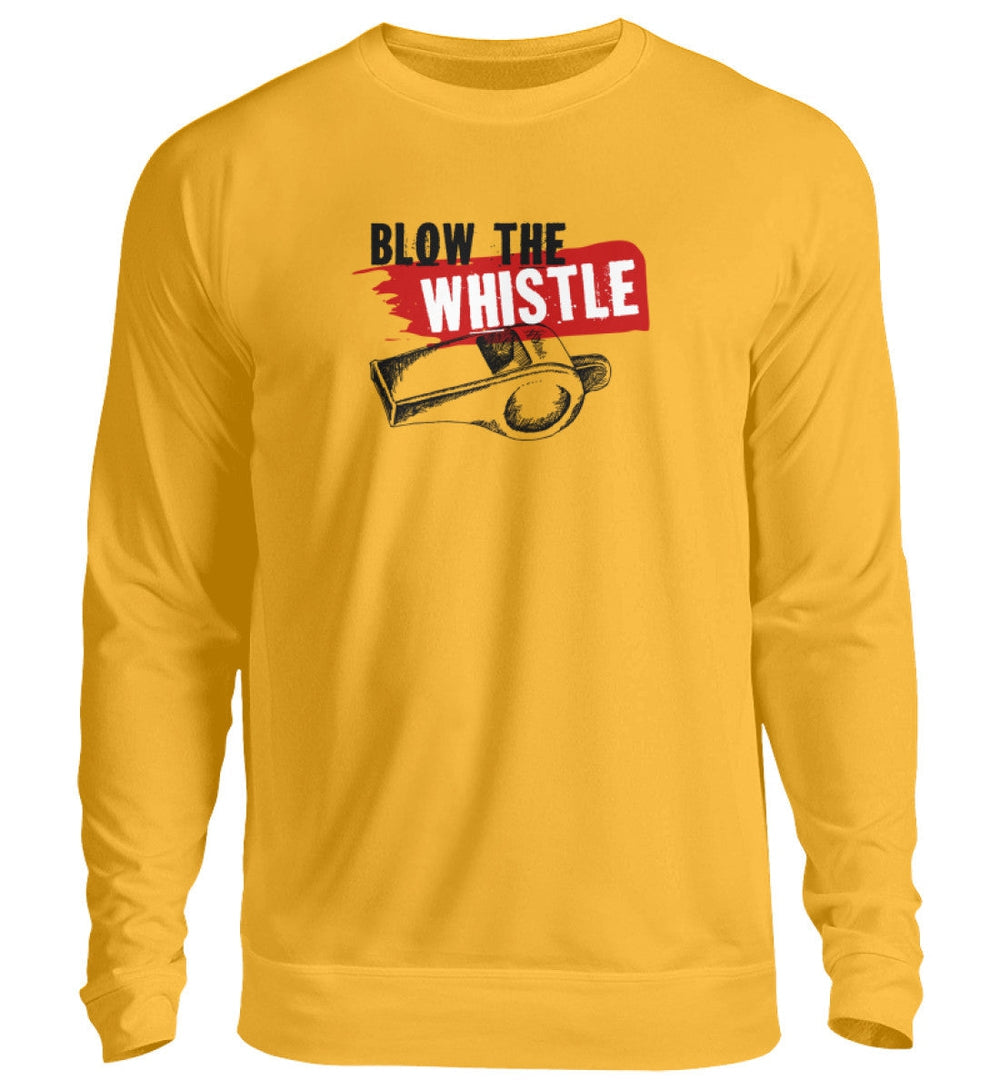 SWEATER MÄDELS • FREE ASSANGE / BLOW THE WHISTLE - HELL-HARLEKINSHOP