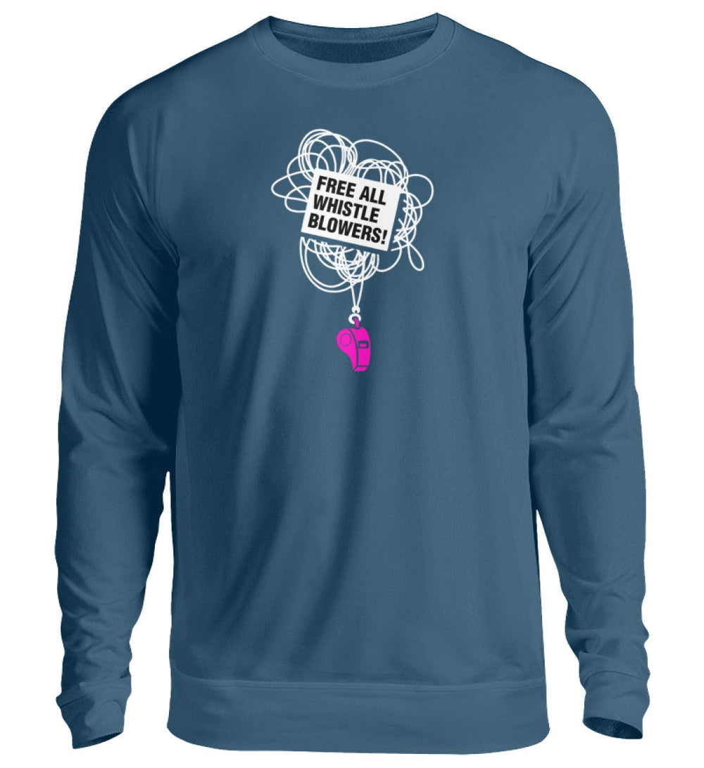 SWEATER MÄDELS • FREE ASSANGE: FREE ALL WHISTLE BLOWERS-HARLEKINSHOP