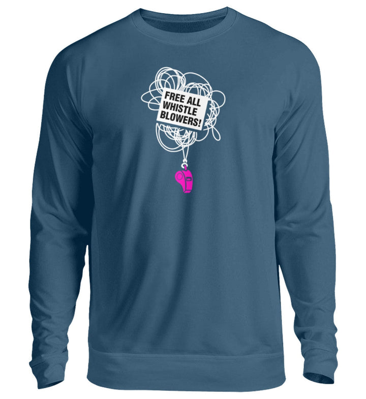 SWEATER MÄDELS • FREE ASSANGE: FREE ALL WHISTLE BLOWERS-HARLEKINSHOP