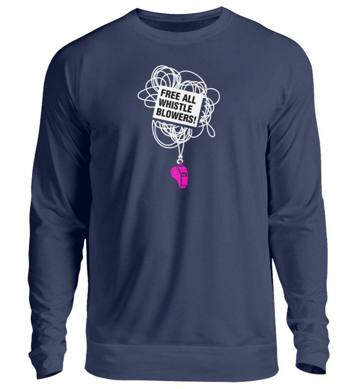 SWEATER MÄDELS • FREE ASSANGE: FREE ALL WHISTLE BLOWERS-HARLEKINSHOP