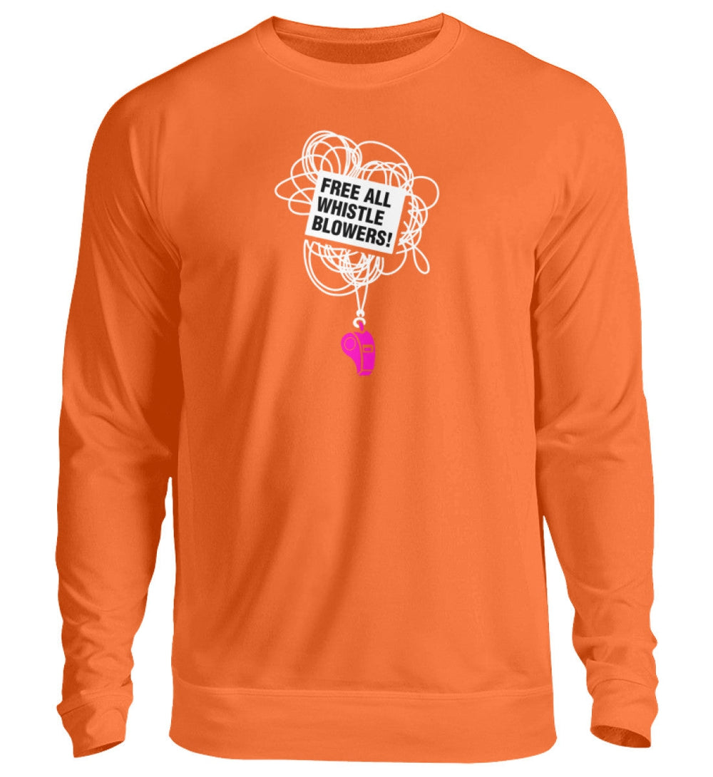 SWEATER MÄDELS • FREE ASSANGE: FREE ALL WHISTLE BLOWERS-HARLEKINSHOP