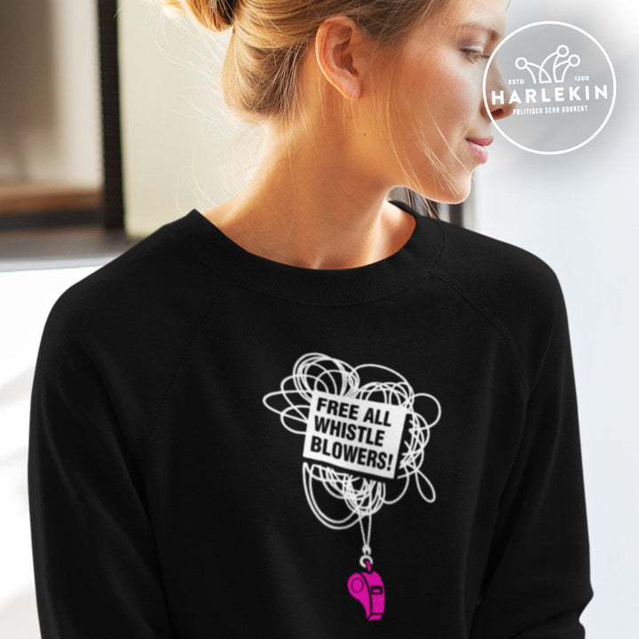 SWEATER MÄDELS • FREE ASSANGE: FREE ALL WHISTLE BLOWERS-HARLEKINSHOP