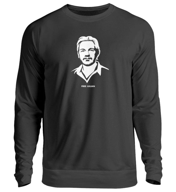 SWEATER MÄDELS • FREE ASSANGE / FREE JULIAN - DUNKEL-HARLEKINSHOP