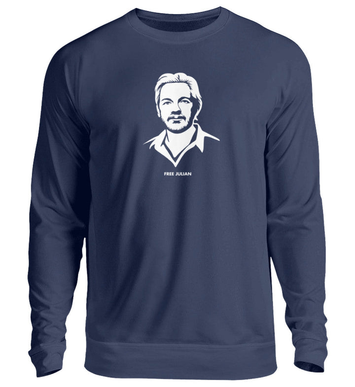 SWEATER MÄDELS • FREE ASSANGE / FREE JULIAN - DUNKEL-HARLEKINSHOP
