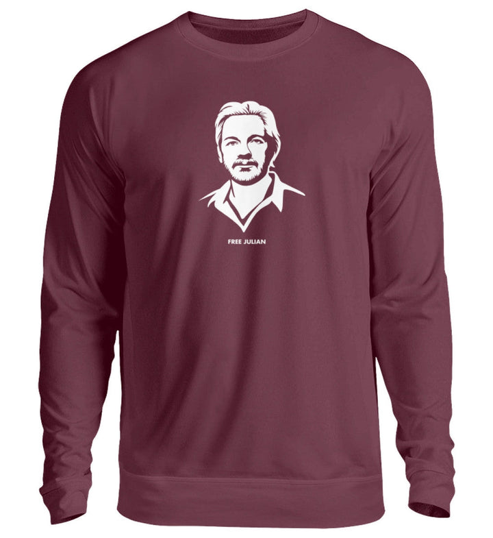 SWEATER MÄDELS • FREE ASSANGE / FREE JULIAN - DUNKEL-HARLEKINSHOP