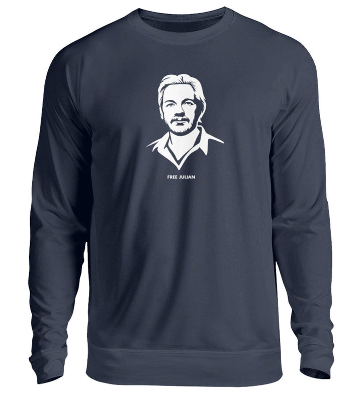 SWEATER MÄDELS • FREE ASSANGE / FREE JULIAN - DUNKEL-HARLEKINSHOP