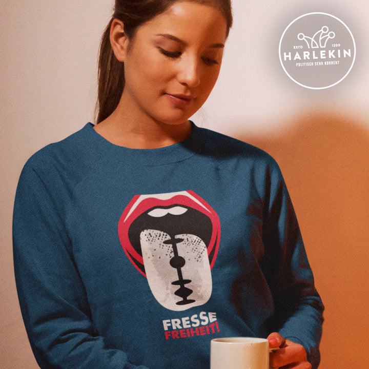 SWEATER MÄDELS • FRESSEFREIHEIT / ZUNGE-HARLEKINSHOP