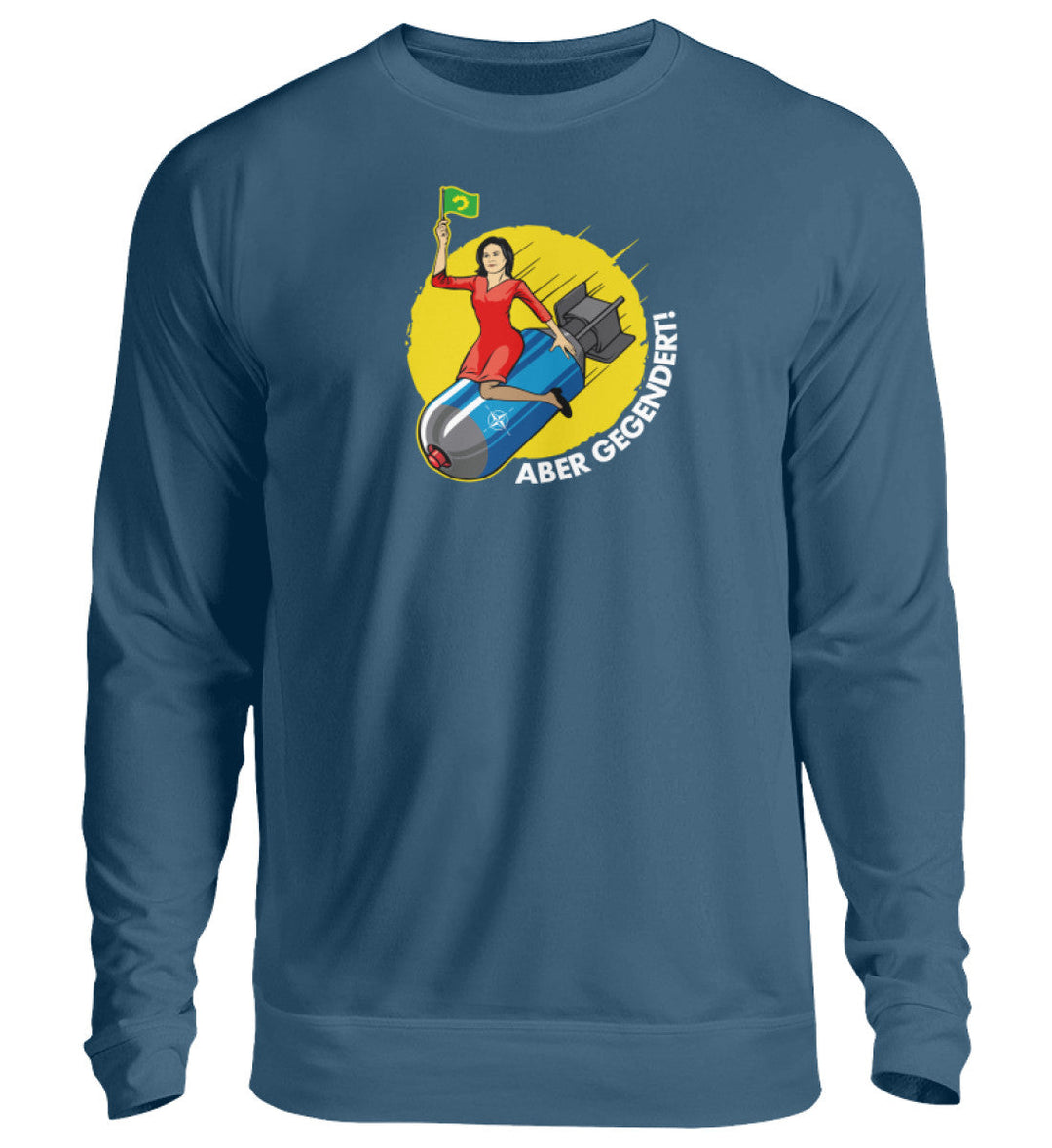 SWEATER MÄDELS • GRÜNE ATOMWAFFEN: ABER GEGENDERT! - Unisex Pullover-HARLEKINSHOP