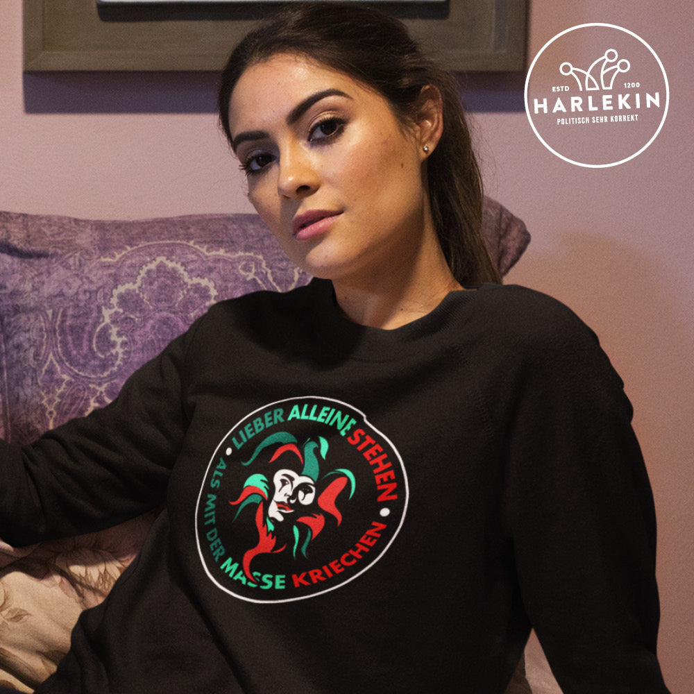 SWEATER MÄDELS • HARLEKIN: LIEBER ALLEINE STEHEN-HARLEKINSHOP