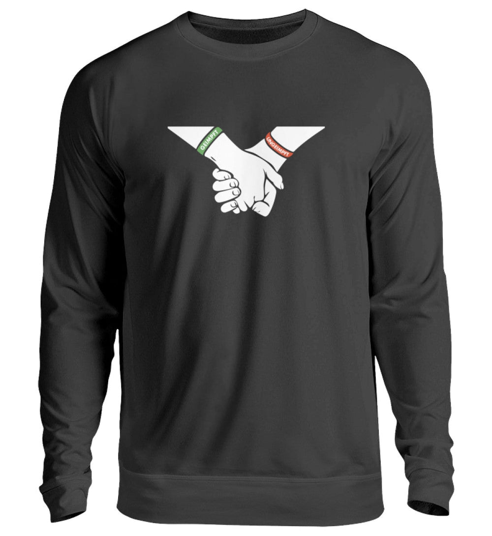 SWEATER MÄDELS • LASST EUCH NICHT SPALTEN / GEIMPFT UNGEIMPFT-HARLEKINSHOP