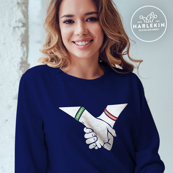 SWEATER MÄDELS • LASST EUCH NICHT SPALTEN / GEIMPFT UNGEIMPFT-HARLEKINSHOP