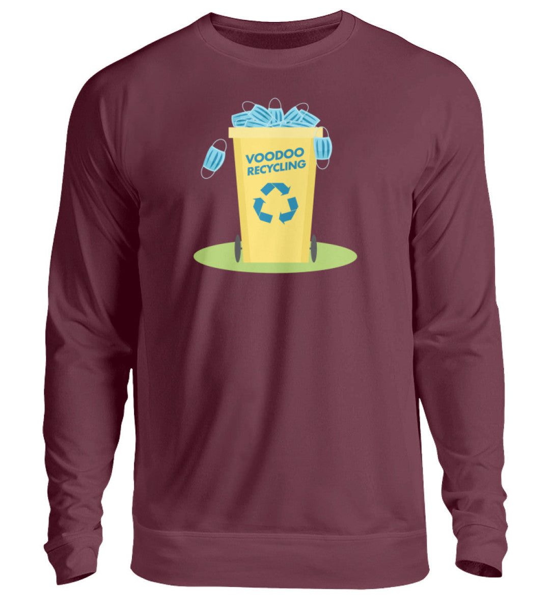 SWEATER MÄDELS • MASKEN VOODOO RECYCLING - Unisex Pullover-HARLEKINSHOP