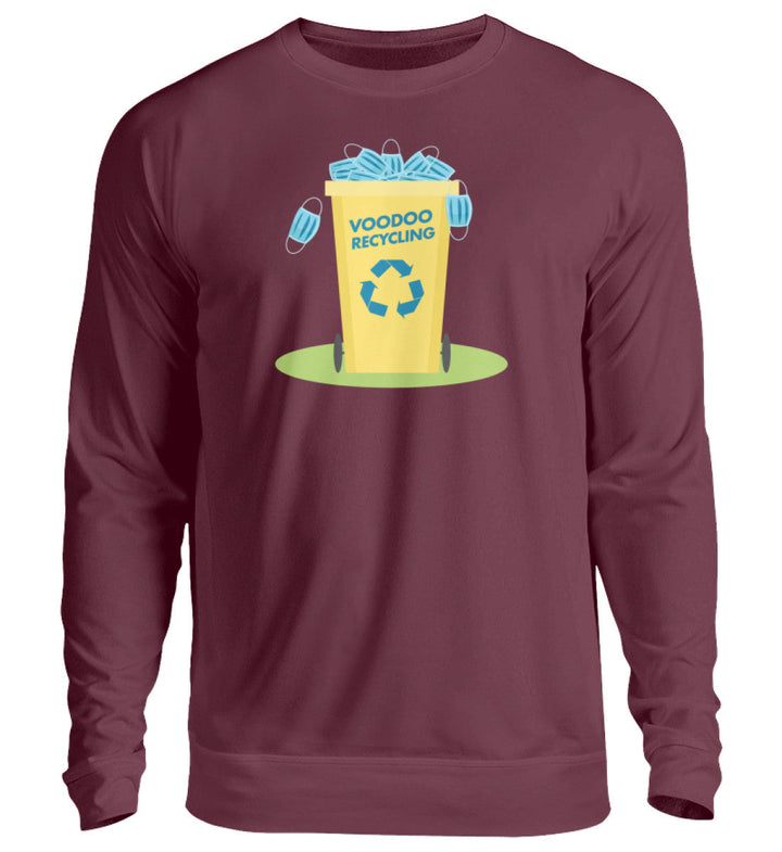 SWEATER MÄDELS • MASKEN VOODOO RECYCLING - Unisex Pullover-HARLEKINSHOP