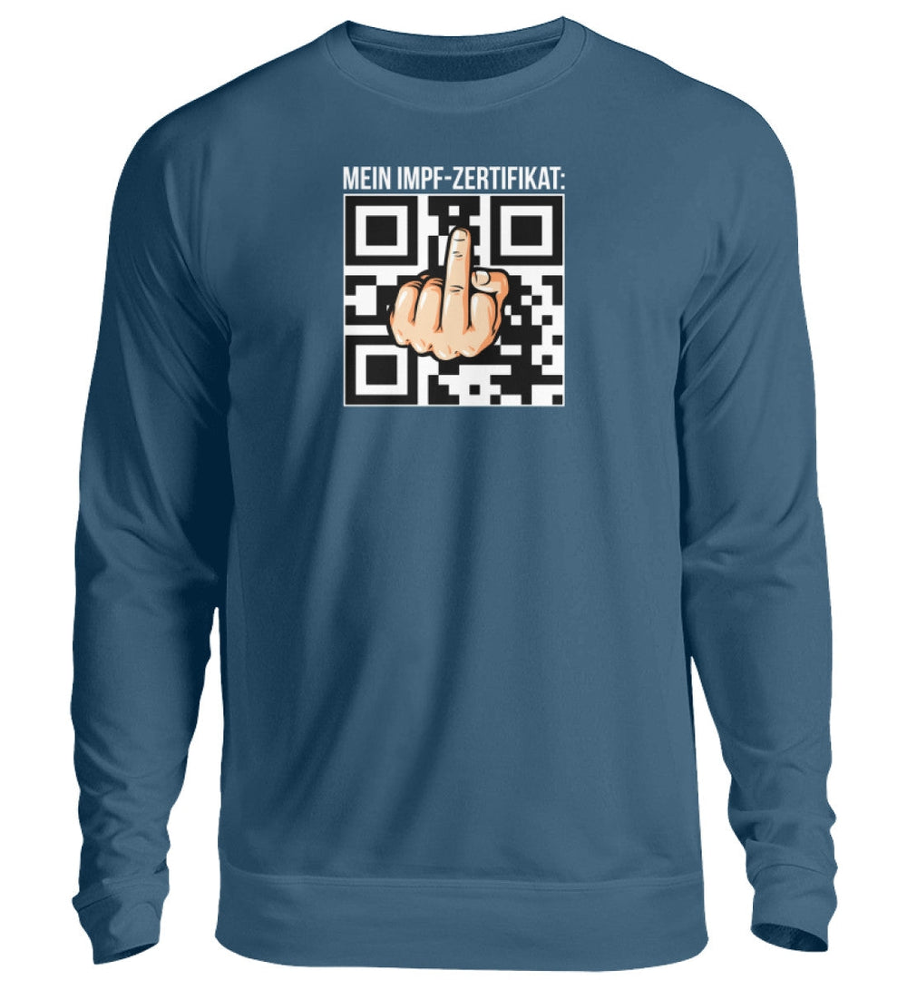 SWEATER MÄDELS • MEIN IMPF-ZERTIFIKAT / IMPFPASS-HARLEKINSHOP