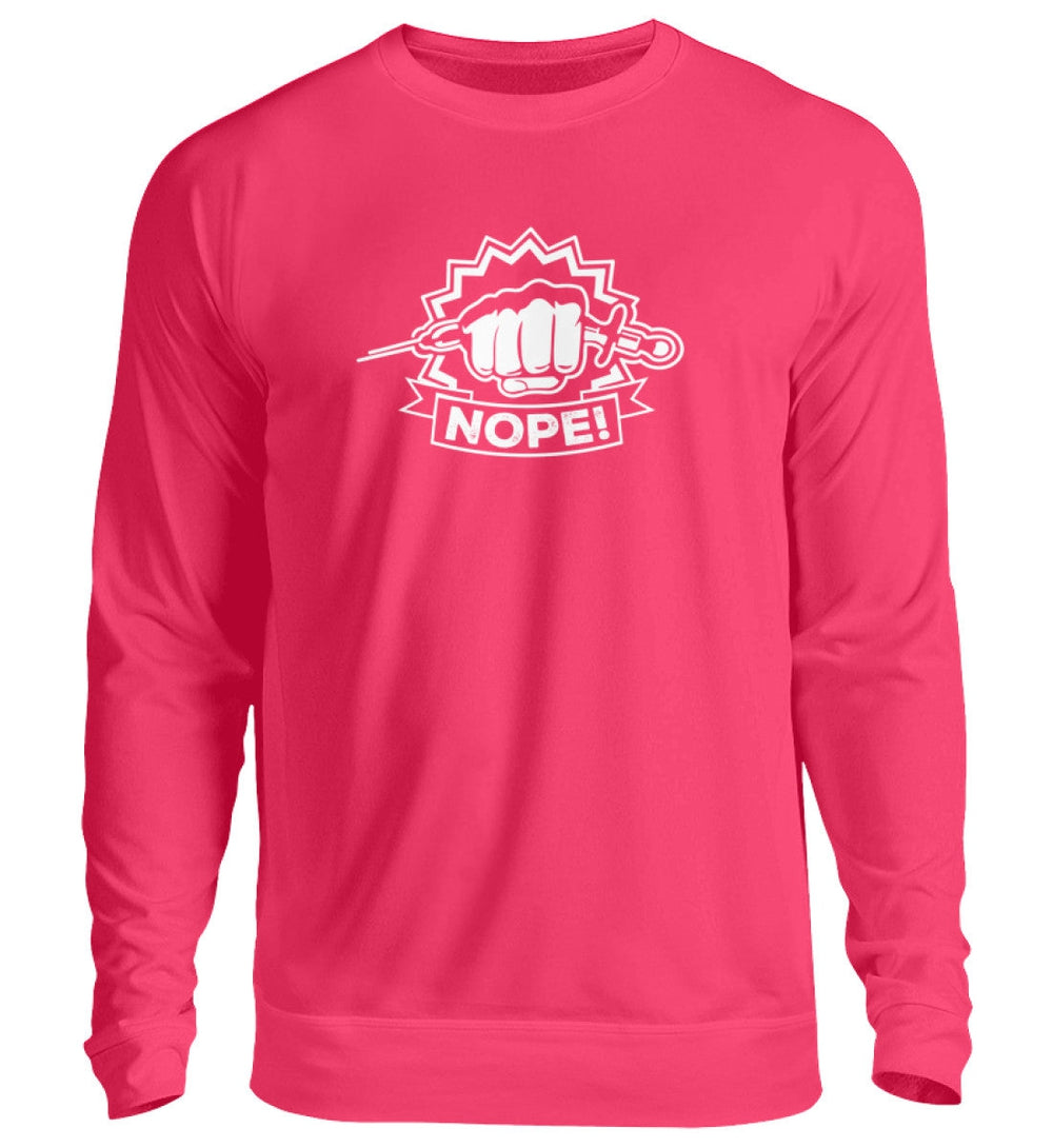 SWEATER MÄDELS • NOPE VACCINE IMPFUNG-HARLEKINSHOP