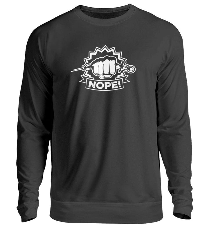 SWEATER MÄDELS • NOPE VACCINE IMPFUNG-HARLEKINSHOP