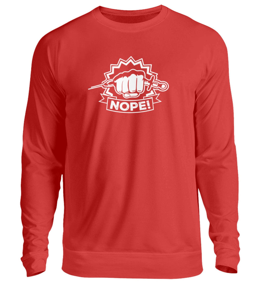 SWEATER MÄDELS • NOPE VACCINE IMPFUNG-HARLEKINSHOP