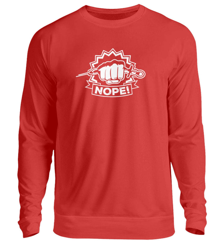 SWEATER MÄDELS • NOPE VACCINE IMPFUNG-HARLEKINSHOP