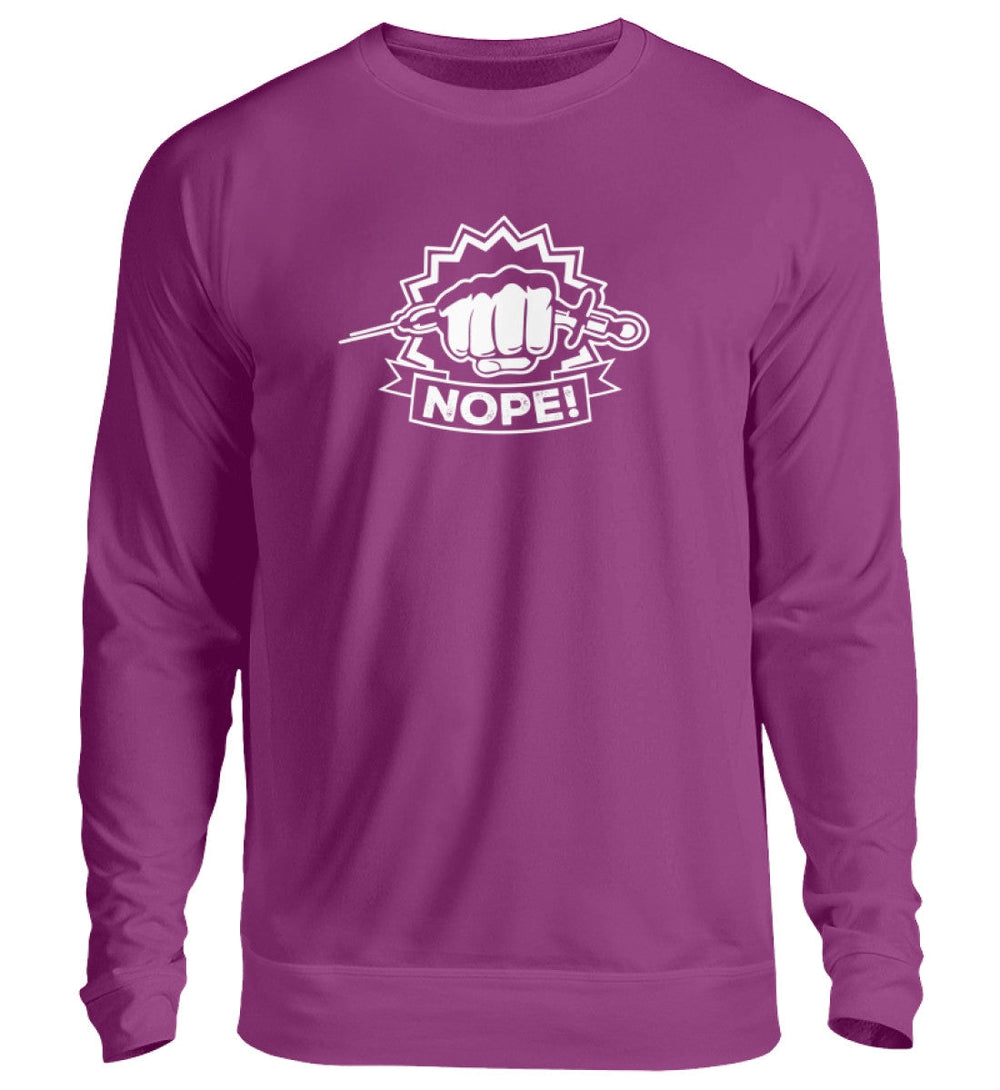 SWEATER MÄDELS • NOPE VACCINE IMPFUNG-HARLEKINSHOP