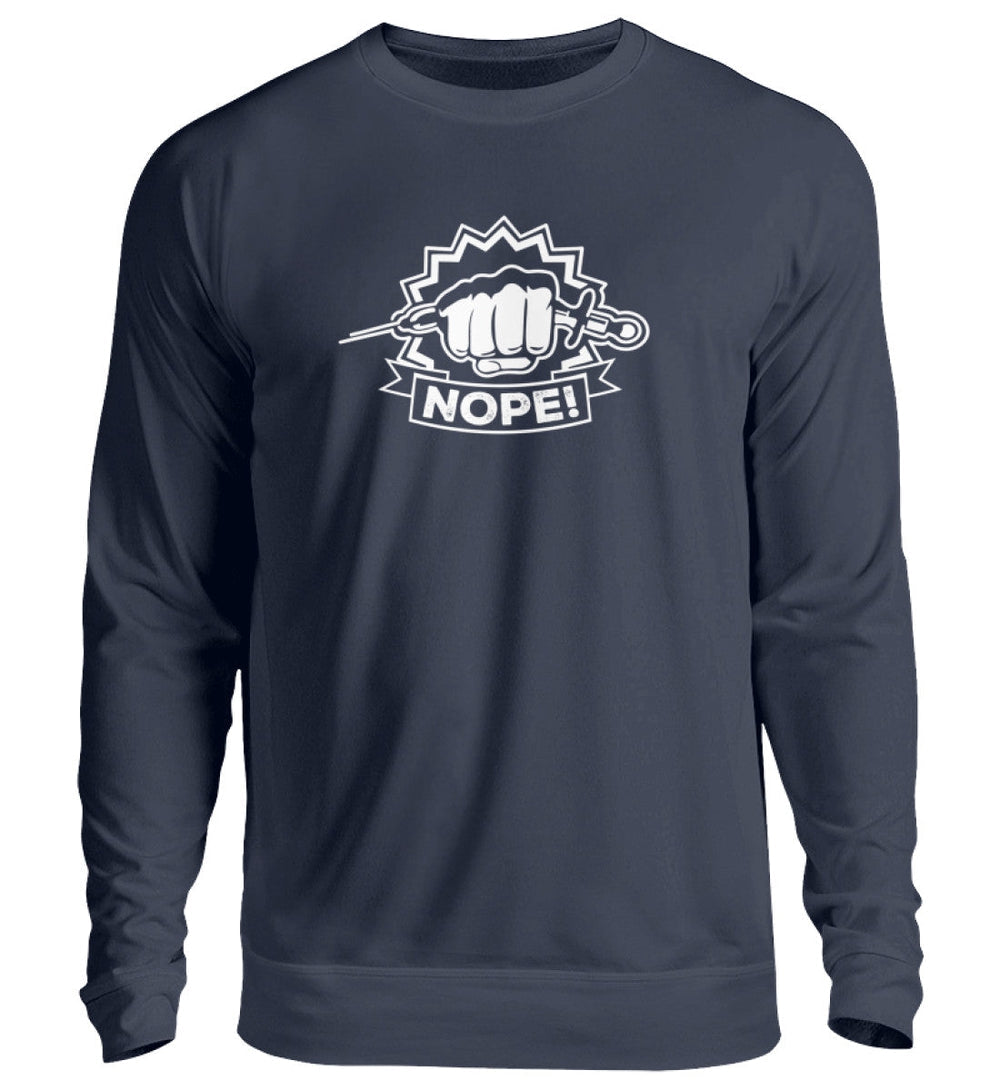 SWEATER MÄDELS • NOPE VACCINE IMPFUNG-HARLEKINSHOP