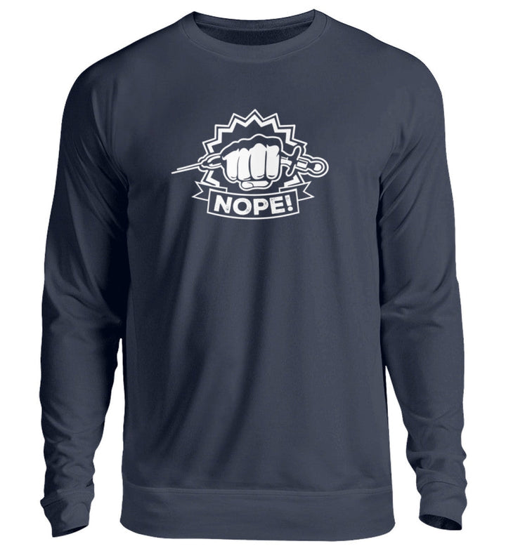 SWEATER MÄDELS • NOPE VACCINE IMPFUNG-HARLEKINSHOP